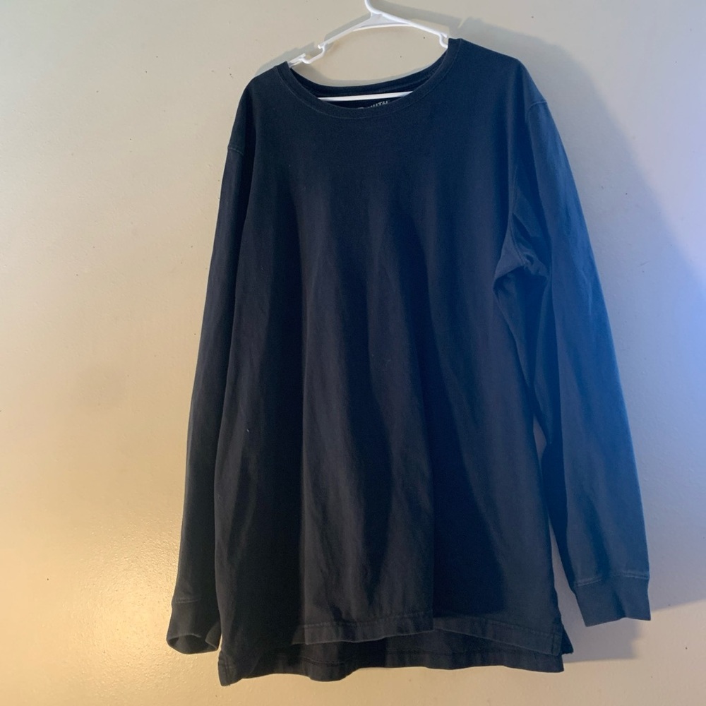 Duluth Trading Co. Black Pullover Slim Fit Longtail T Men’s Size 2XL